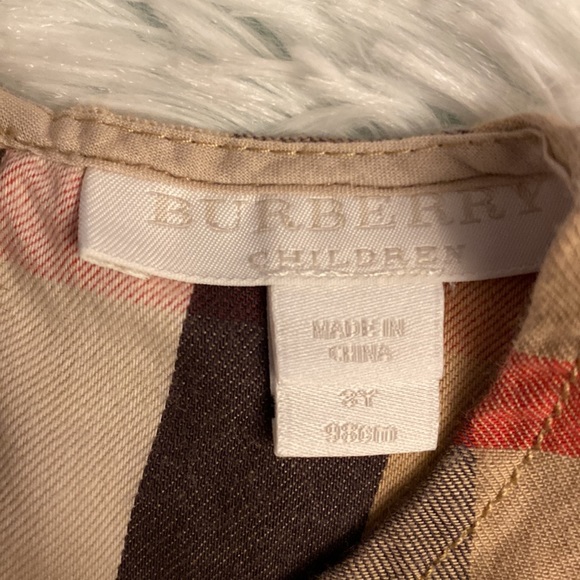 Burberry Children Dress | Size 3T - Picture 3 of 3